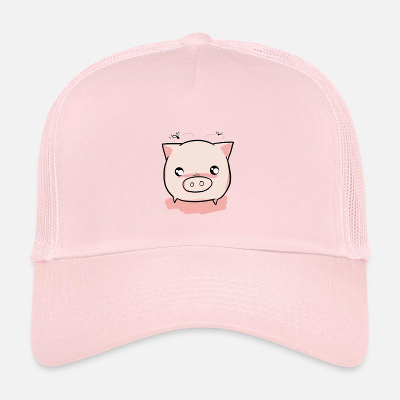 Schwein Ferkel - Trucker Cap - Hellrosa