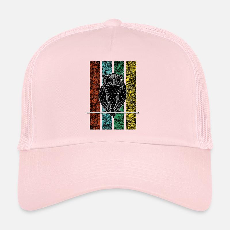 Eule weise Kopf Trucker Cap
