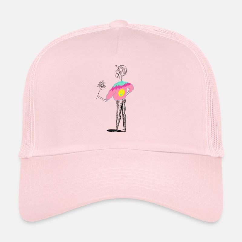 Illustration de fleurs Funny boy Casquette trucker 