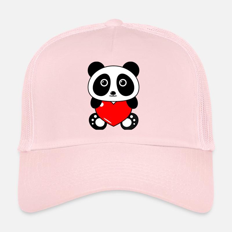 Panda Herz Trucker Cap