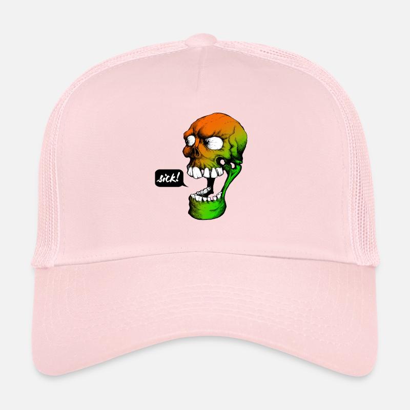 Crâne psychédélique Casquette trucker 