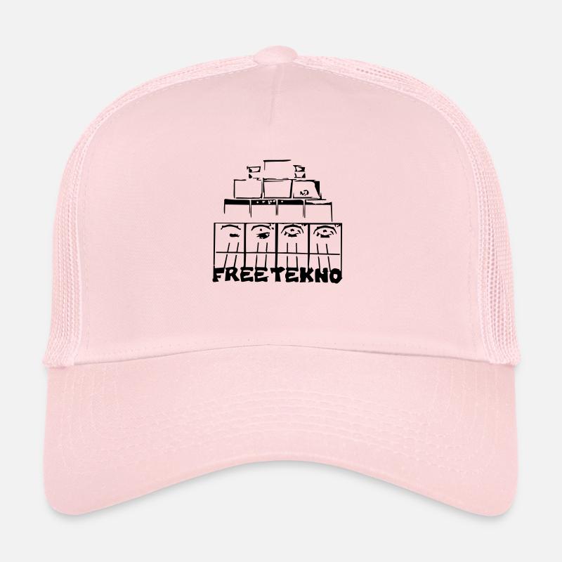 FREE TEKNO SOUND SYSTEM - Trucker Cap - Hellrosa