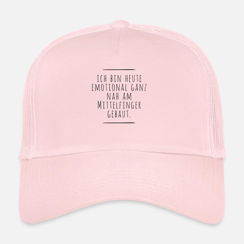 emotional am Mittelfinger Trucker Cap