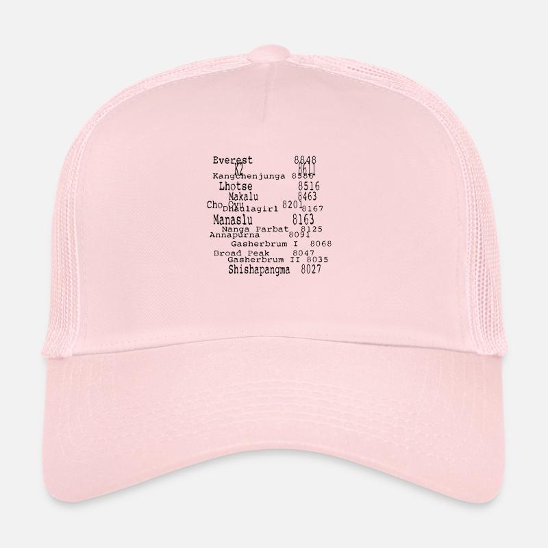 Die acht Tausende - Trucker Cap - Hellrosa