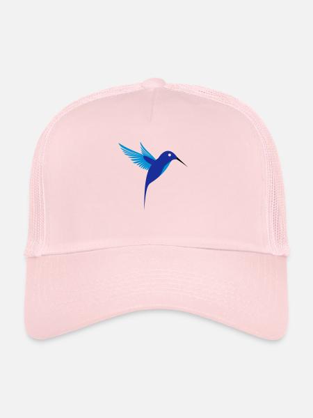 HUMMINGBIRD T SHIRT - Trucker Cap - pale pink - Front