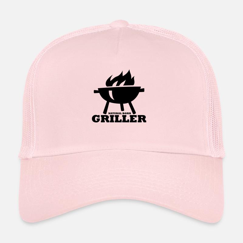 Natural Born Griller - Maître de BBQ, BBQ, Griller Casquette trucker 