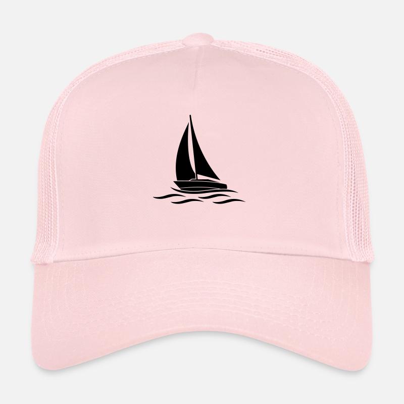 Sail away - Casquette trucker  - rose pâle