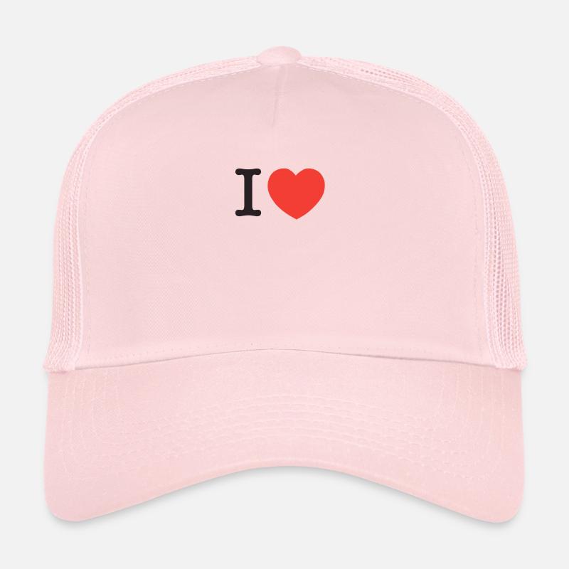 I love / I heart (individueller Text) Trucker Cap