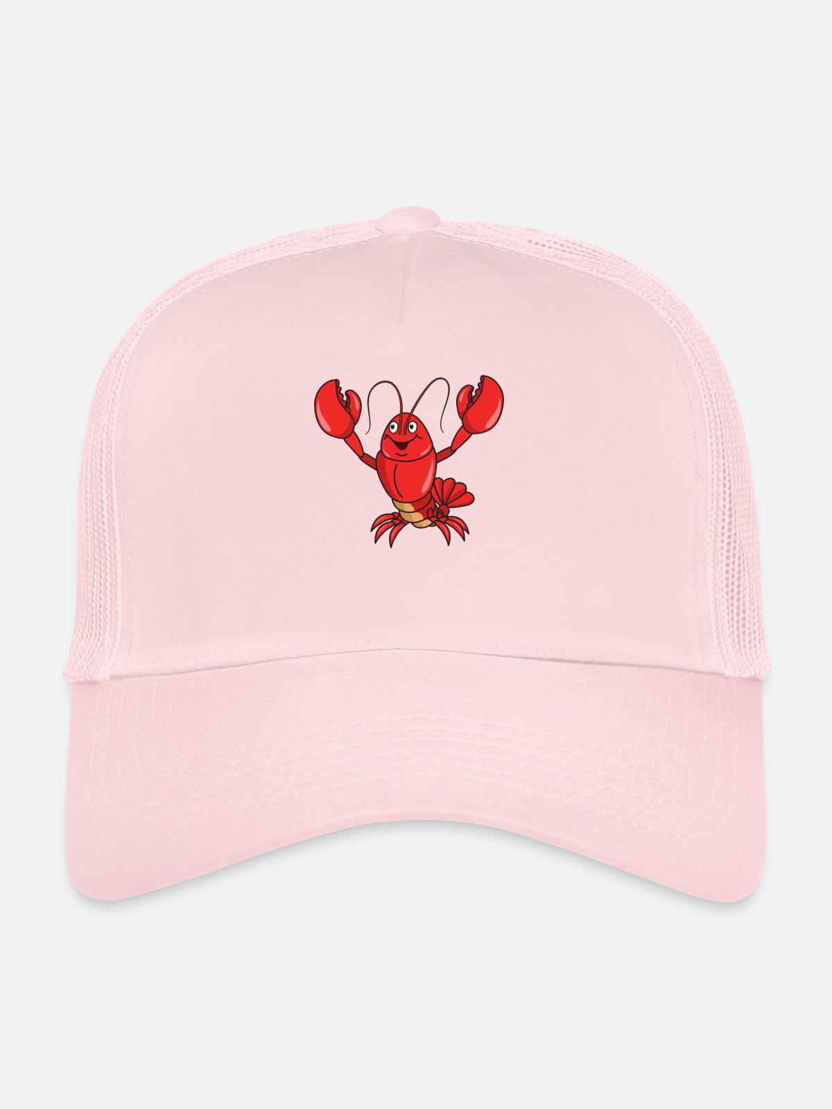 lobster - Trucker Cap - pale pink - Front