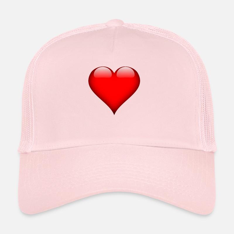 Herz rot Liebe cool Geschenk Trucker Cap