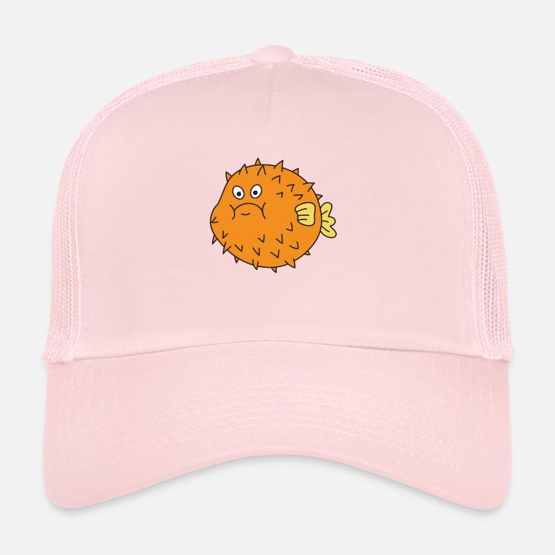Puffer poisson mer océan sous l'eau Casquette trucker 