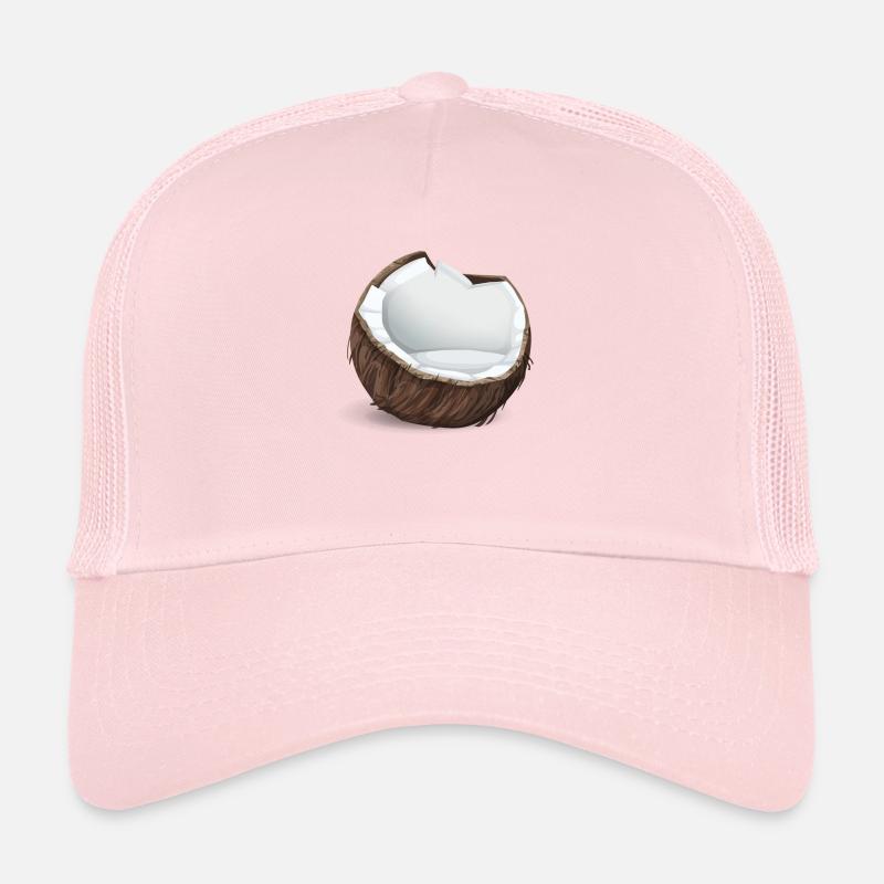 Kokusnuss - Trucker Cap - Hellrosa