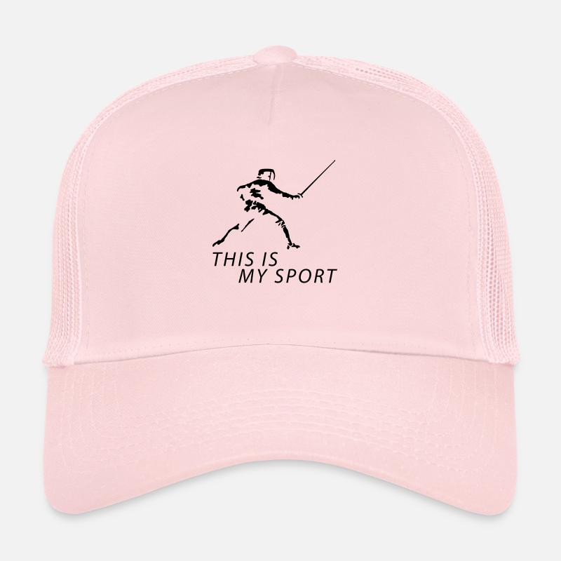 fechten_122012_b_1c - Trucker Cap - Hellrosa