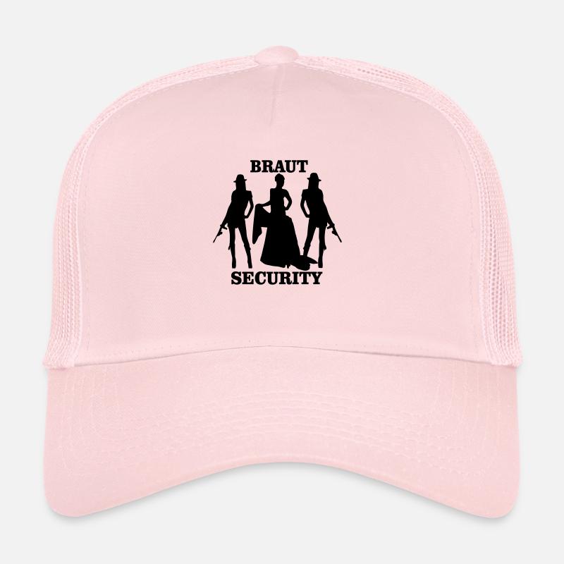 la sécurité de mariée Casquette trucker 