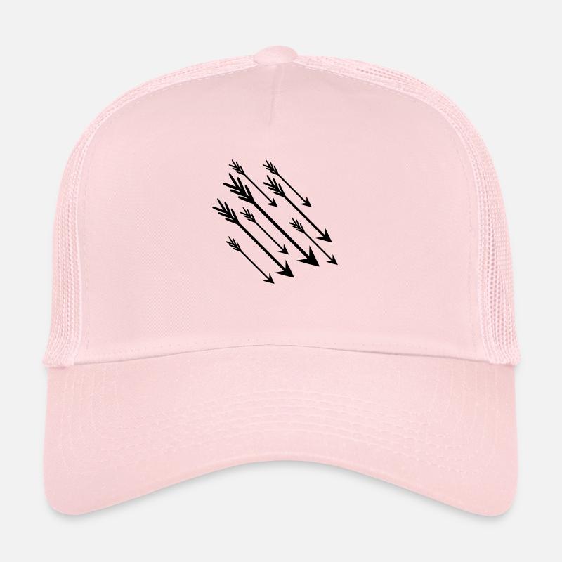 regen pfeilregen muster pfeil bogen schiessen tref Trucker Cap
