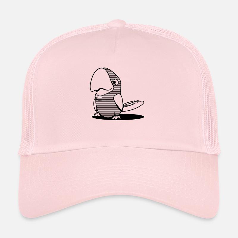 perroquet rayé drôle Casquette trucker 