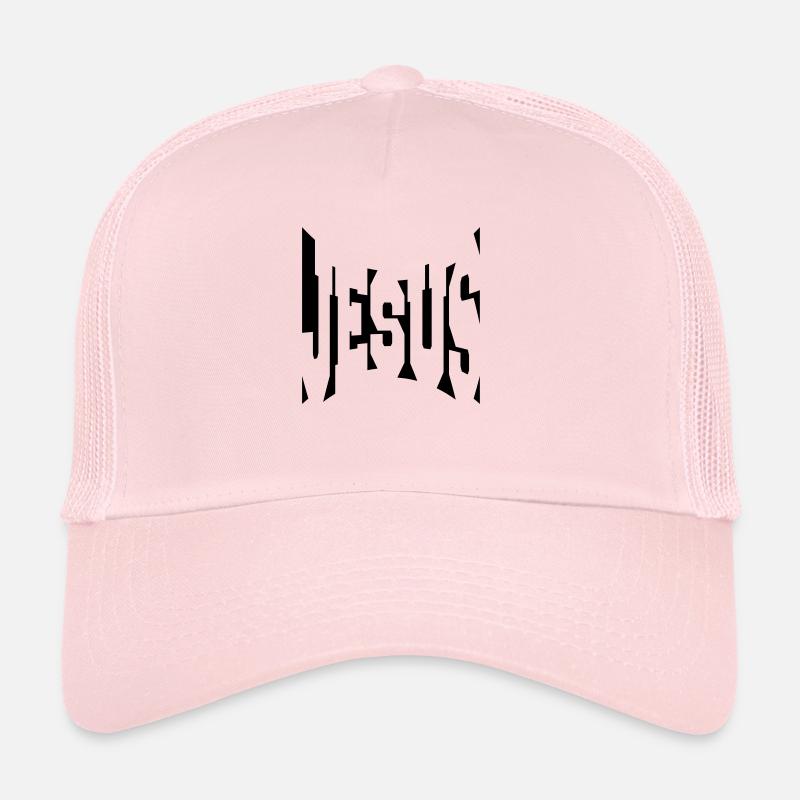 frais logo, conception, texte jésus christ Casquette trucker 