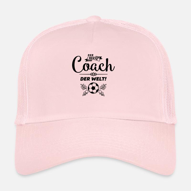 der beste coach - Trucker Cap - Hellrosa