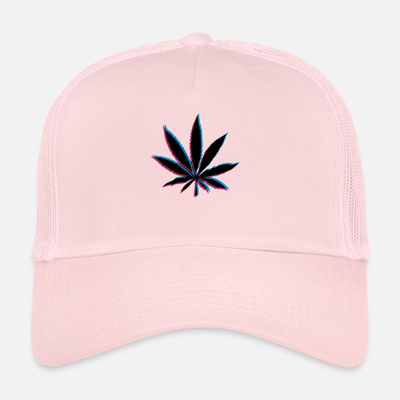 Effet de mauvaises herbes 3D Casquette trucker 