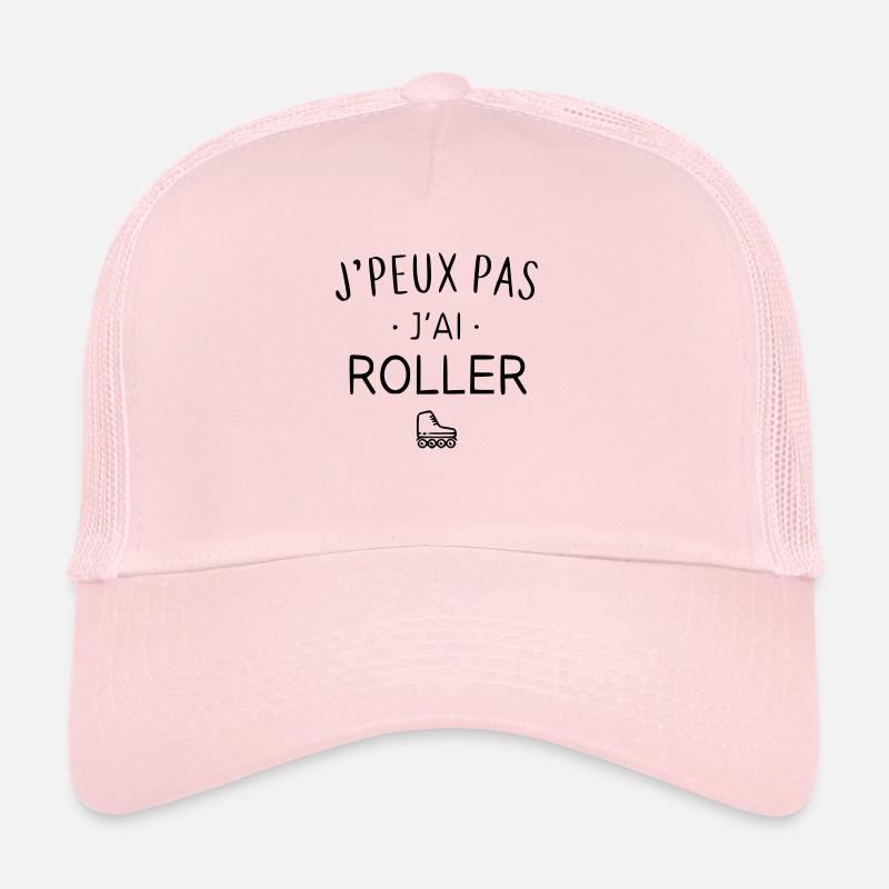 Ich kann nicht, ich bin geskatet - Trucker Cap - Hellrosa