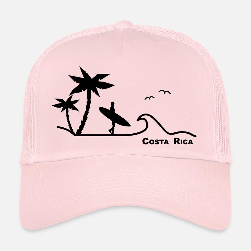 Costa Rica. - Trucker Cap - Hellrosa