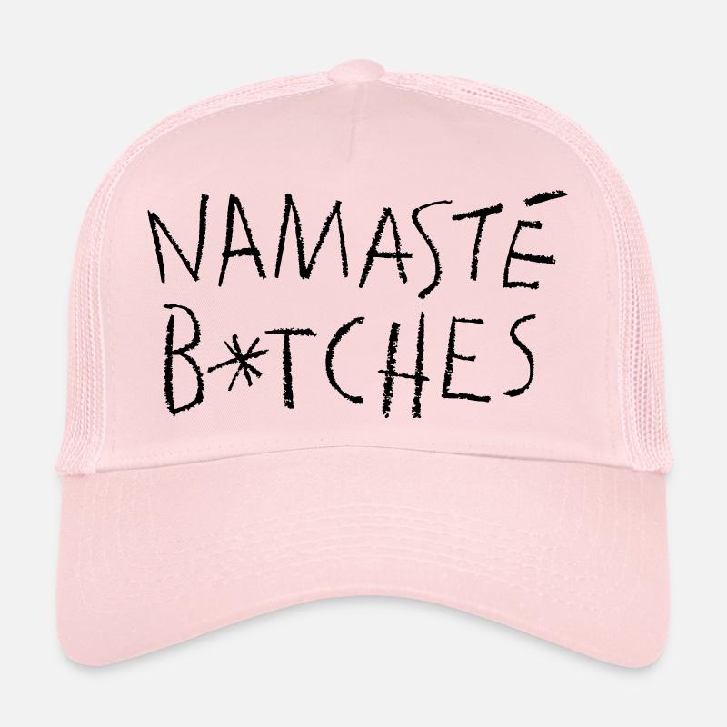 Namasté Black Casquette trucker 