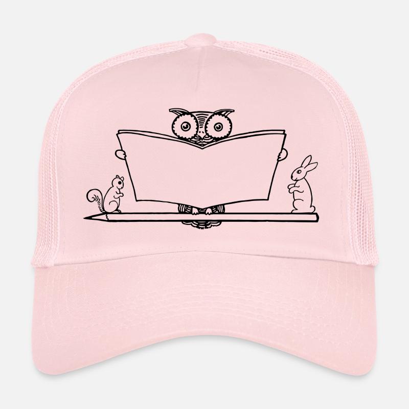 books reader reading buecher lesen lernen1 Trucker Cap