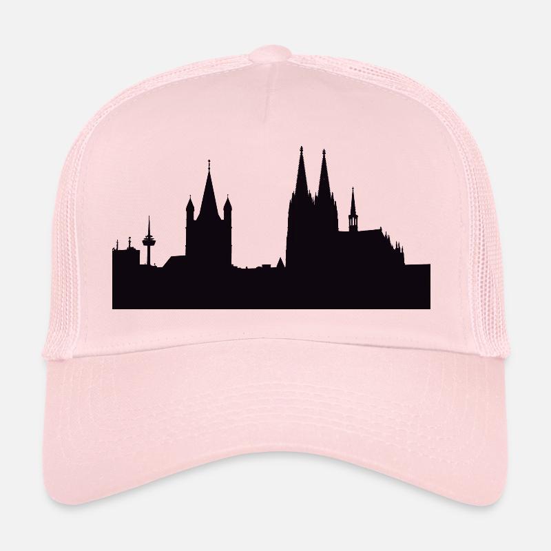 Panorama de Cologne ! Dom Köln Carnaval Casquette trucker 