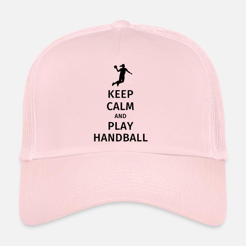keep calm and play handball Trucker Cap