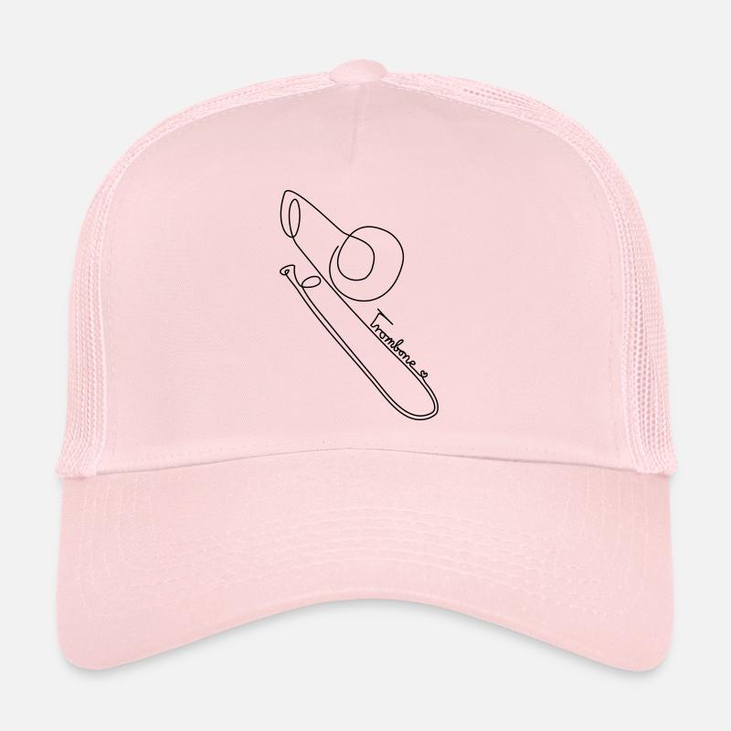 one line trombone - Trucker Cap - Hellrosa
