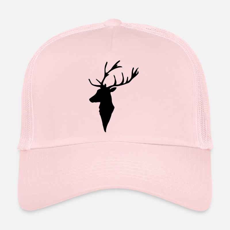Hirsche - Trucker Cap - Hellrosa