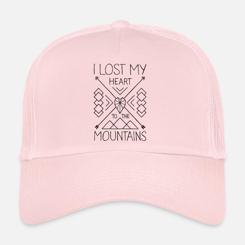 Mountain Love - Trucker Cap - Hellrosa