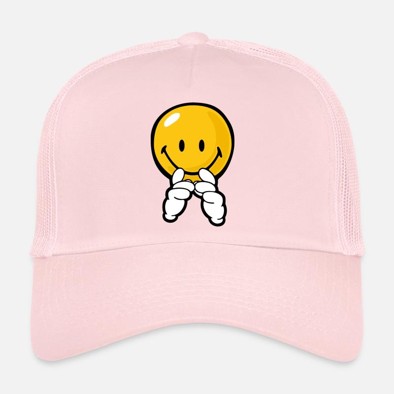 Smiley Confidence Expectation Casquette trucker 