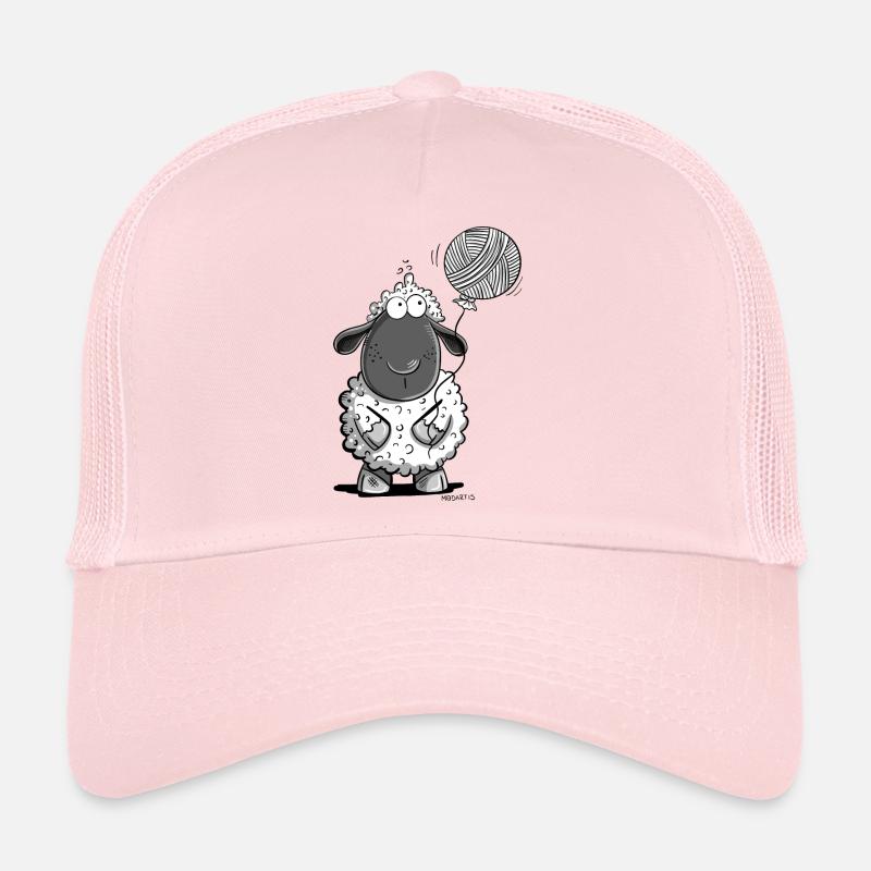 Sheep with wool balloon Trucker Cap