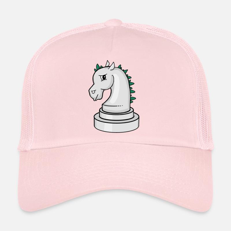 Pièce d’échecs : cheval d’échecs punk agacé Casquette trucker 