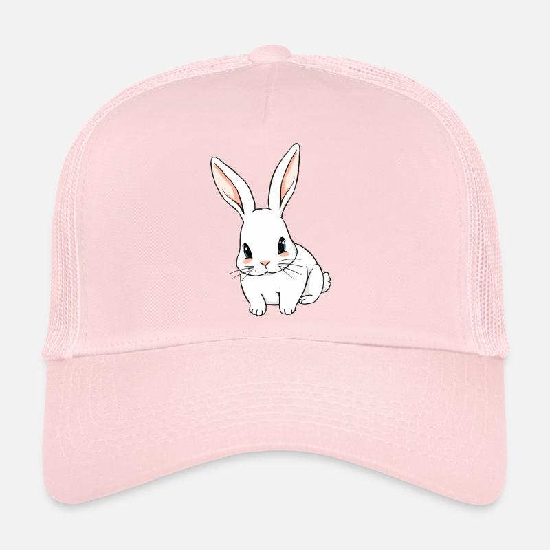 Cute Bunny with Big Ears Trucker Cap