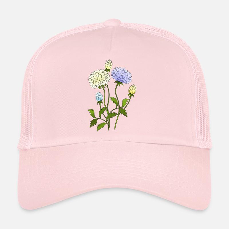 Fleur Casquette trucker 
