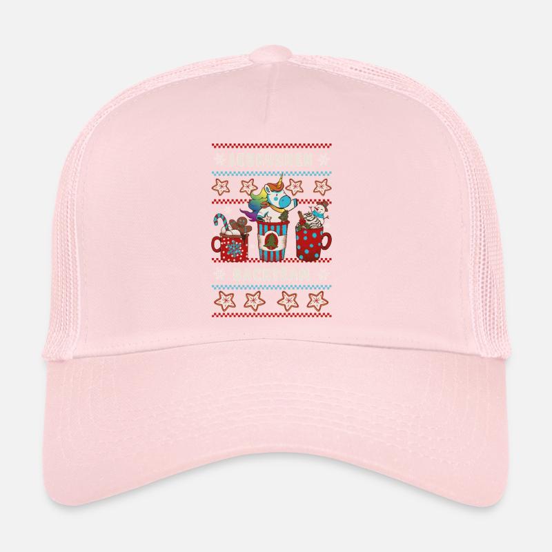 Gingerbread Baking Team - Christmas Baking - Unicorn Trucker Cap