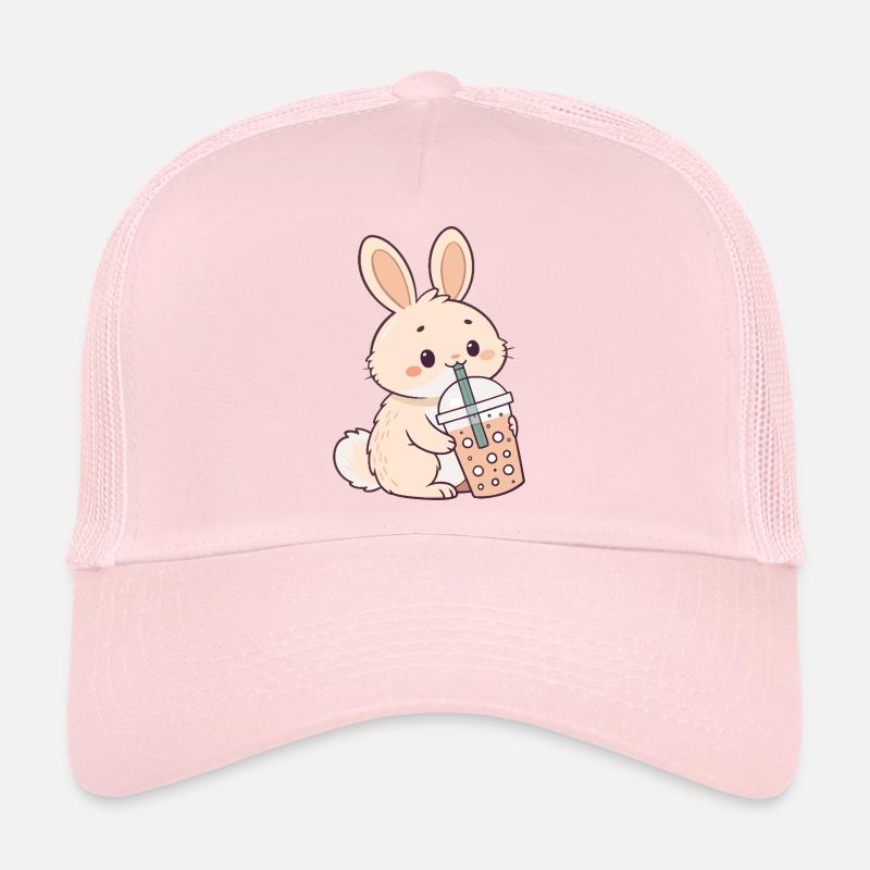Rabbit Bubble Tea Süßigkeit Trucker Cap