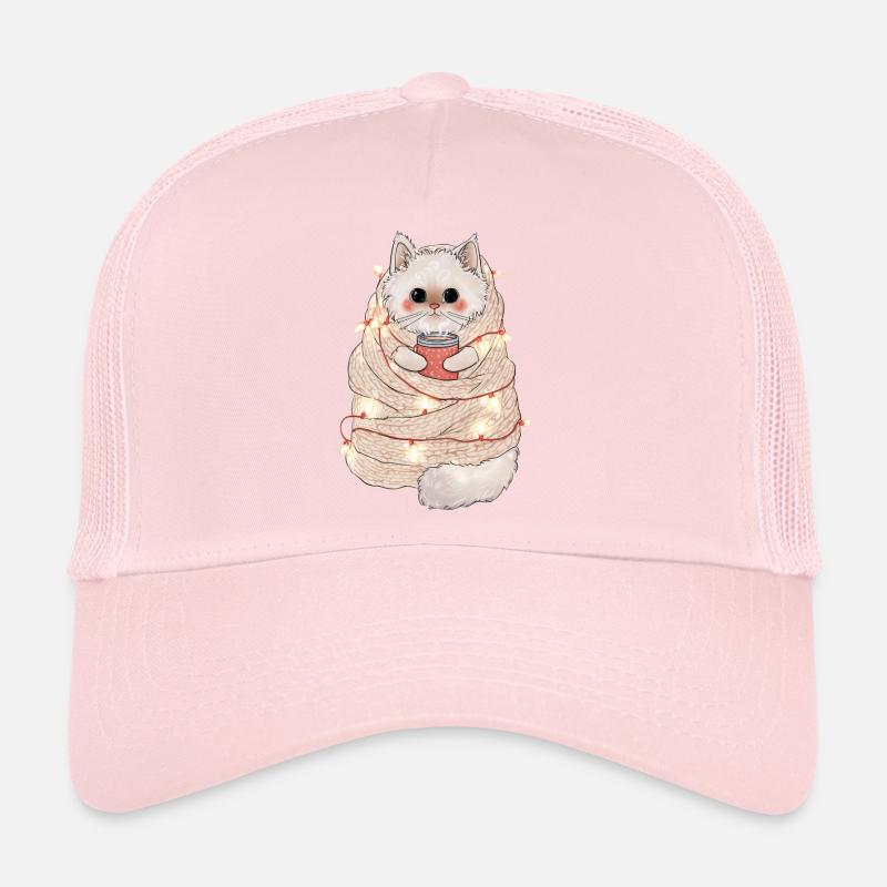Un design chaleureux de chat pour les amateurs de chats Casquette trucker 