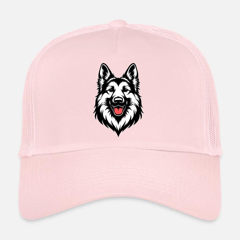 Conception du berger allemand Casquette trucker 