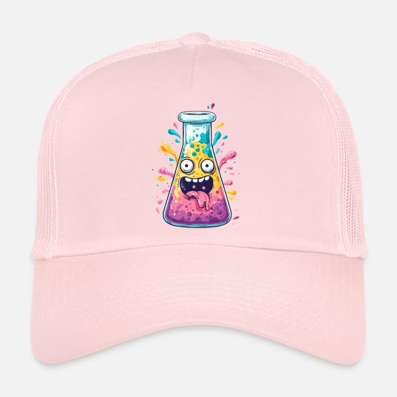 Plaisir coloré au laboratoire facial de réactifs Casquette trucker 