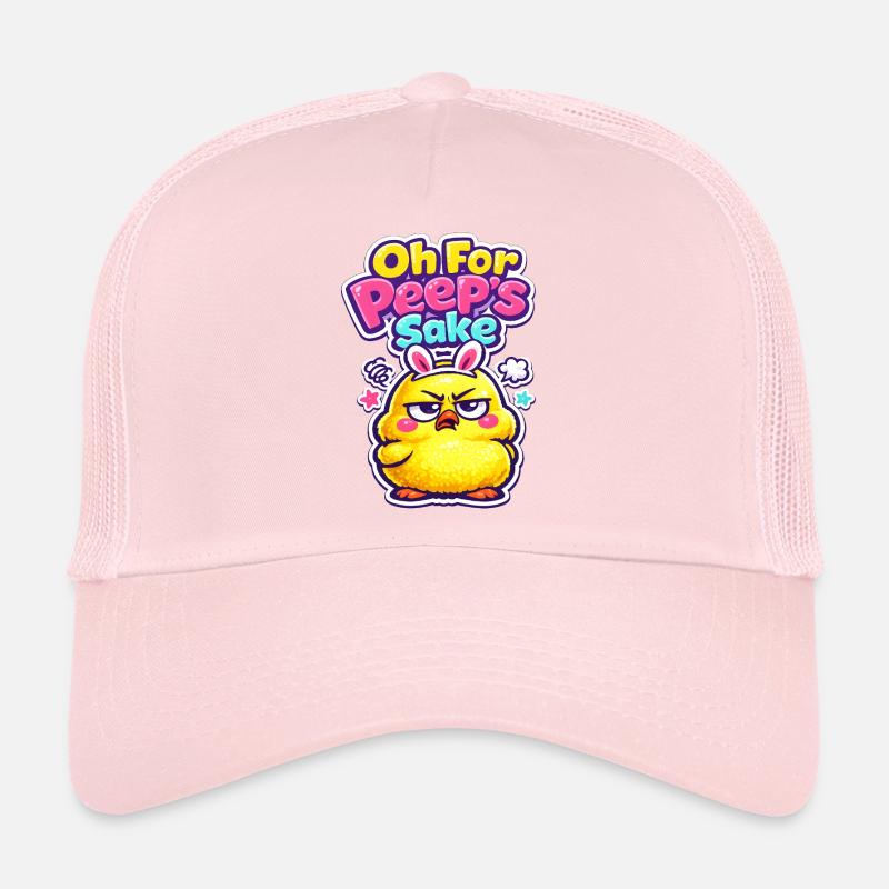 Happy Easter Easter Chick Vintage Trucker Cap