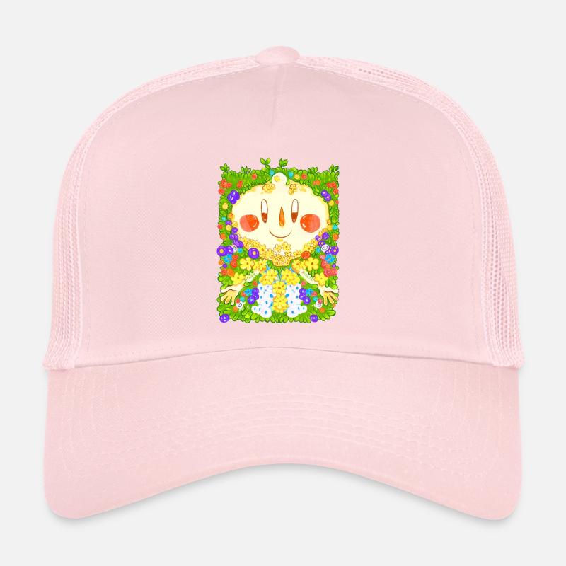 Blummenbeet - Trucker Cap - Hellrosa