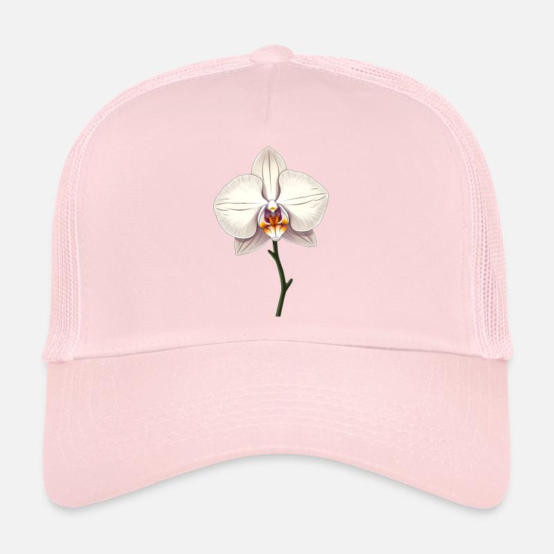 Weisse Orchidee Trucker Cap