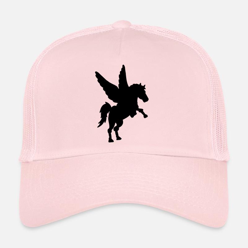 Pégase - Casquette trucker - rose pâle