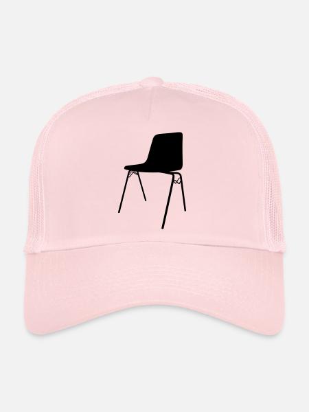 chair - Trucker Cap - pale pink