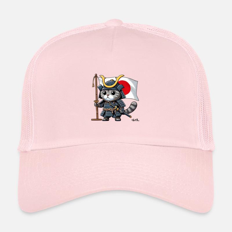 Neko Samouraï - 猫侍。 - Chat samouraï japonais Casquette trucker 