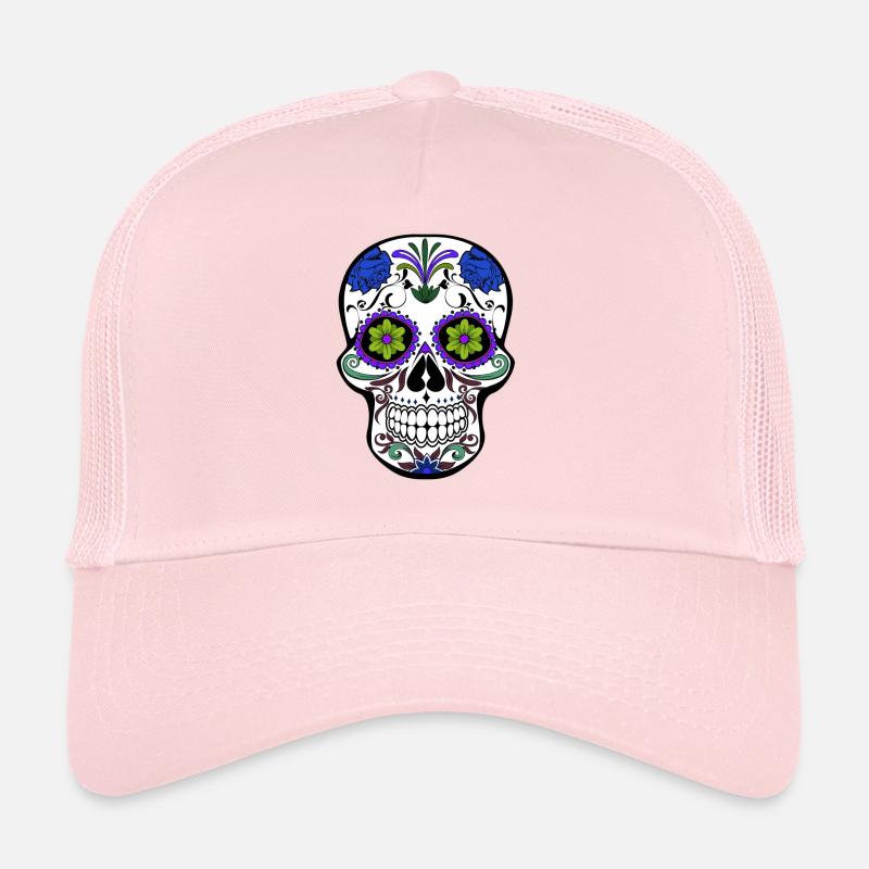 crâne mexicain Casquette trucker 