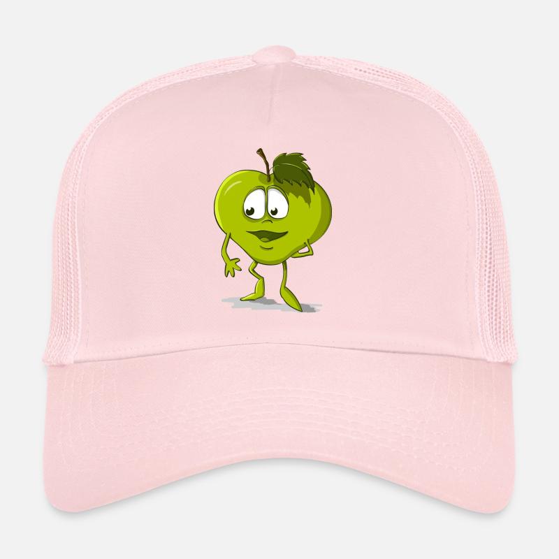 Süßer grüner Apfel. Geschenkidee Trucker Cap